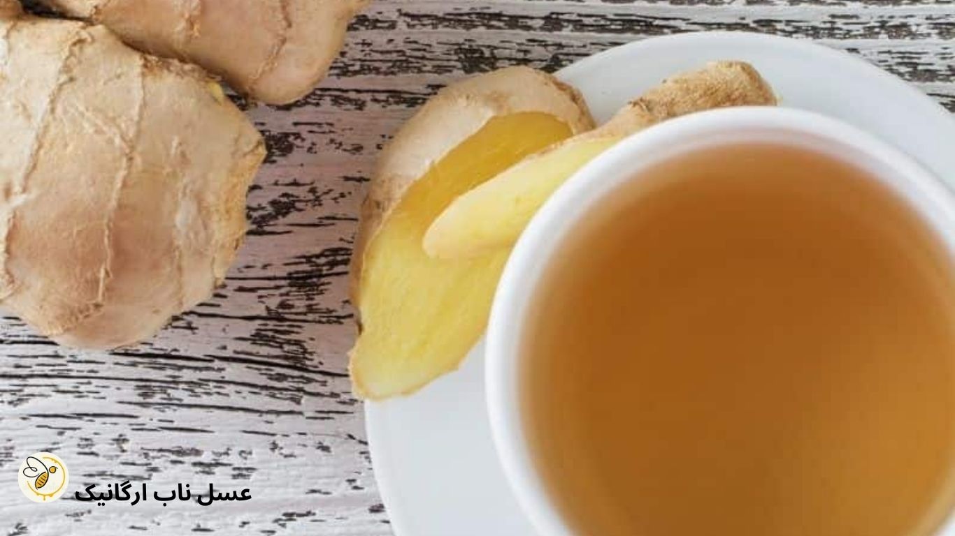 چای عسل لیمو زنجبیل
